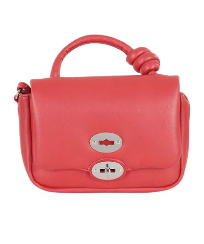 Zanellato Flip Shoulder Bag In Red