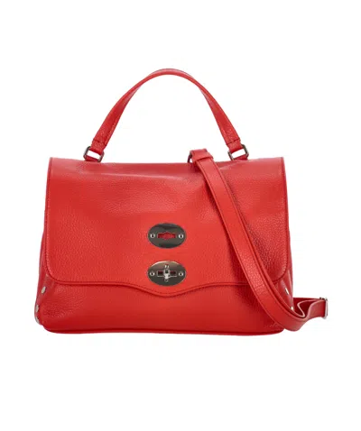 Zanellato Flip Shoulder Bag In Red