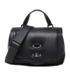 Zanellato Flip-top Shoulder Bag In Black