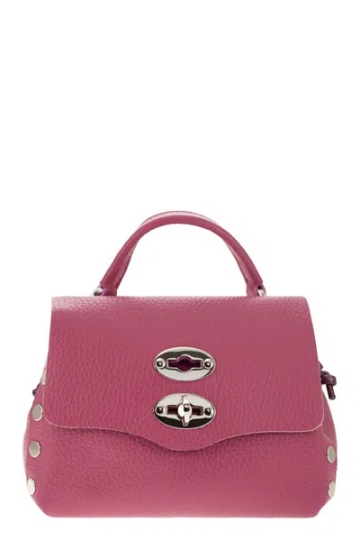 Zanellato Fuchsia Leather Handbag For Women In Metallic