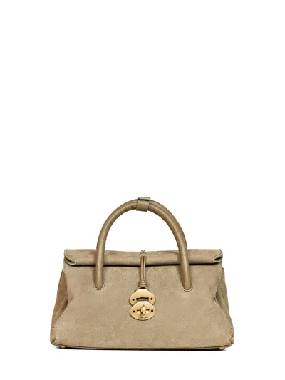 Zanellato Green Altopiano Di Asiago Dotta Small Handbag