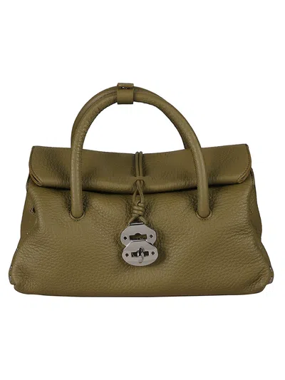 ZANELLATO GREEN DOTTA CENTAURO SMALL SATCHEL