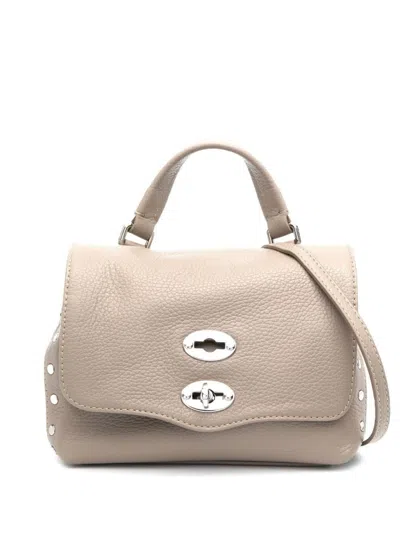 Zanellato Grey Baby Postina Daily Leather Handbag