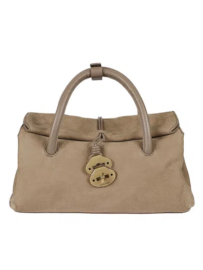 ZANELLATO GREY DOTTA JONES SMALL SATCHEL