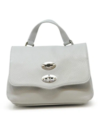 Zanellato Grey Postina Daily Giorno S Handbag In White