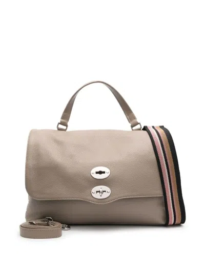 Zanellato Grey Postina Medium Satchel In Gray