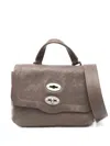 Zanellato Grey Postina Satchel In Gray