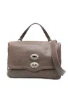 Zanellato Grey Postina Satchel In Gray