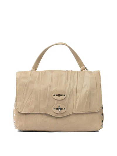 Zanellato Hand Bag "postina Plissé" In White