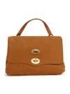 Zanellato Brown Leathe Rpostina Jones S Top Handle Bag In Brown