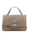 Zanellato Postina Medium Tote Bag In Gray