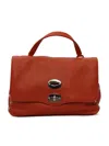 Zanellato Postina Daily Orange Spritzzone Baby Handbag In Red