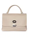 Zanellato Hand Held Bag. In Neutral