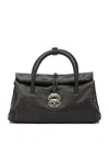 Zanellato Stylish Shoulder Bag Detachable Strap In Black