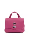 Zanellato Small Postina Studded Tote Bag In Pink