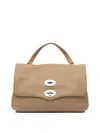 Zanellato Beige Cow Leather Handbag In Brown