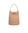 Zanellato Monda S Leather Bucket Bag In Nude
