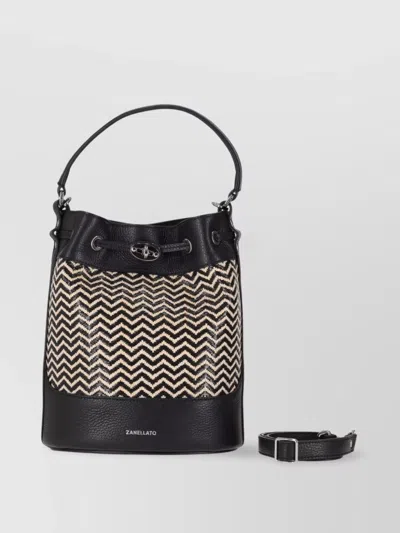 Zanellato Handle Strap Shoulder Bag Metal Hardware