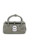 Zanellato Chic Shoulder Bag Detachable Strap In Green
