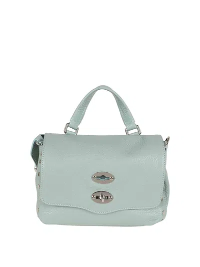 Zanellato Baby Postina Leather Tote Bag In Green