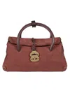 Zanellato Leather Bag Dotta Jones S Shoulder Bag In Brown