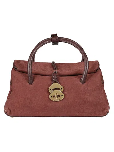 Zanellato Leather Bag Dotta Jones S Shoulder Bag In Brown