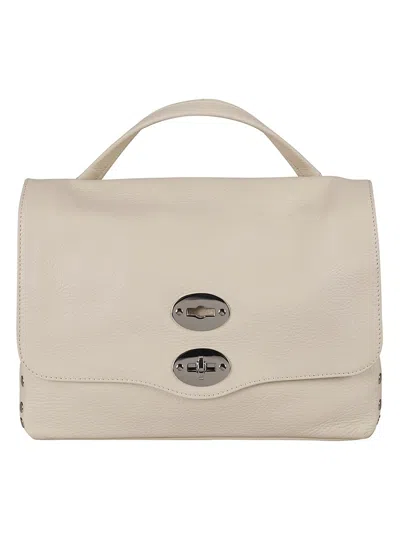 Zanellato Leather Bag Postina Daily Baby Shoulder Bag In Gray