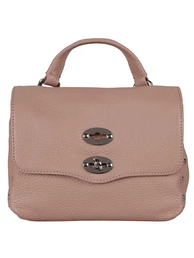 Zanellato Leather Bag Postina Daily Baby Shoulder Bag In Pink
