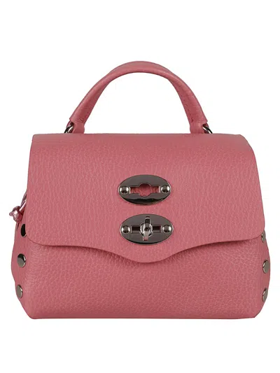 Zanellato Leather Bag Postina Daily Night Baby Shoulder Bag In Pink