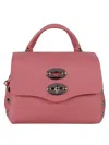 Zanellato Leather Bag Postina Daily Night Baby Shoulder Bag In Pink