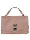 Zanellato Leather Bag Postina Daily S In Pink