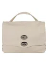 Zanellato Leather Bag Postina Daily Baby Shoulder Bag In Gray