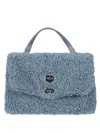 Zanellato Postina Leather Top-handle Tote Bag In Blue