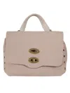 Zanellato Leather Bag Postina Jones Baby Shoulder Bag In Pink