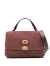 Zanellato Leather Bag Postina Jones S In Brown