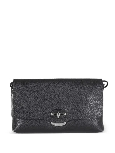 Zanellato Leather Clutch Bag In Black