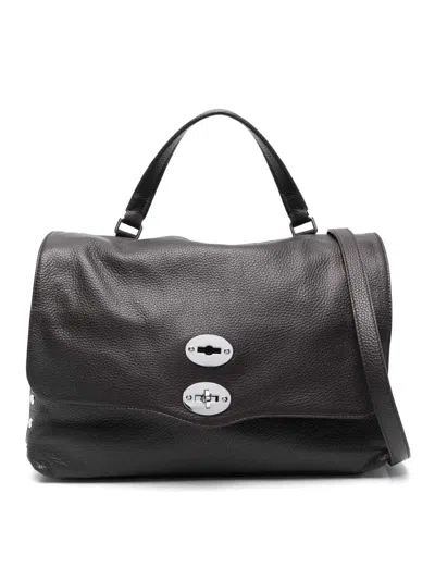 Zanellato Leather Medium Postina Daily Giorno Bag In Brown