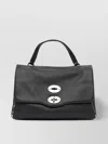 Zanellato Leather Shoulder Bag Adjustable Strap