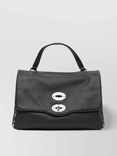 Zanellato Leather Shoulder Bag Adjustable Strap