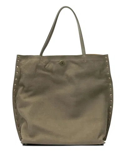 Zanellato Leather Shoulder Bag In Green
