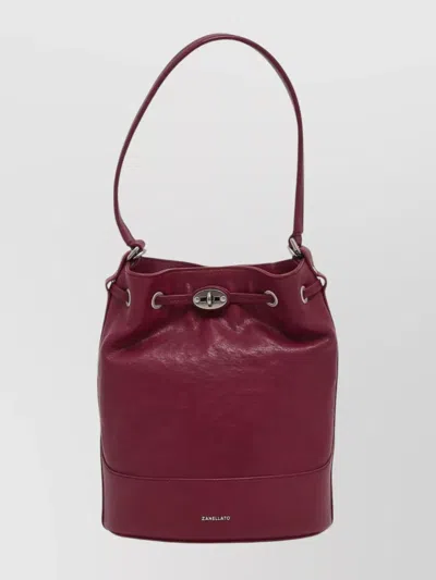 ZANELLATO LEATHER SHOULDER BAG TOP HANDLE