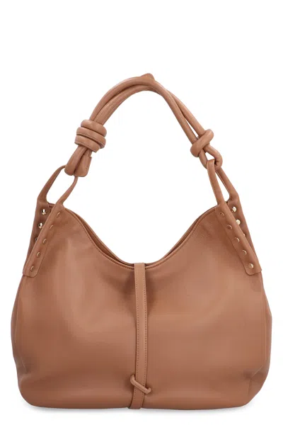 Zanellato Leather Shoulder Handbag In Brown