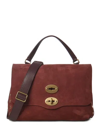 Zanellato Leather Tote Bag In Brown