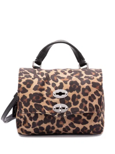 Zanellato Leopard-print Postina Satchel