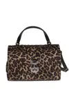 Zanellato Small Postina Rimboccata Tokyo Animalier Bag In Leopard Print