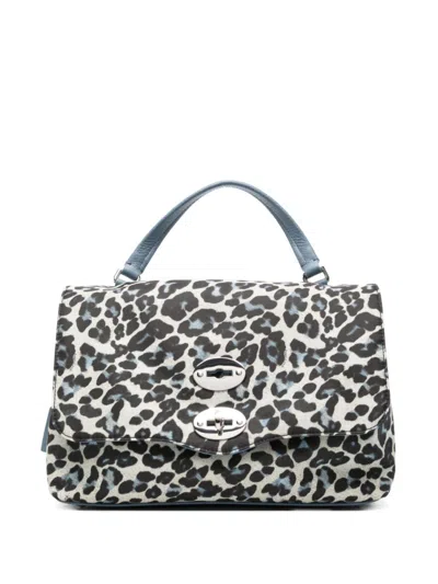 Zanellato Leopard Print Postina Small Satchel In Animal Print