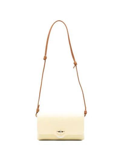 Zanellato Small Lettera Turn-lock Clutch Bag In Yellow