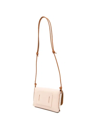 Zanellato Small Lettera Leather Clutch Bag In Pink