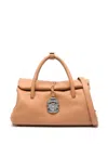 Zanellato Dotta Centauro Small Tote Bag In Leather