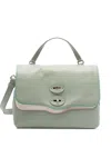 Zanellato Light Green Postina Satchel In Green